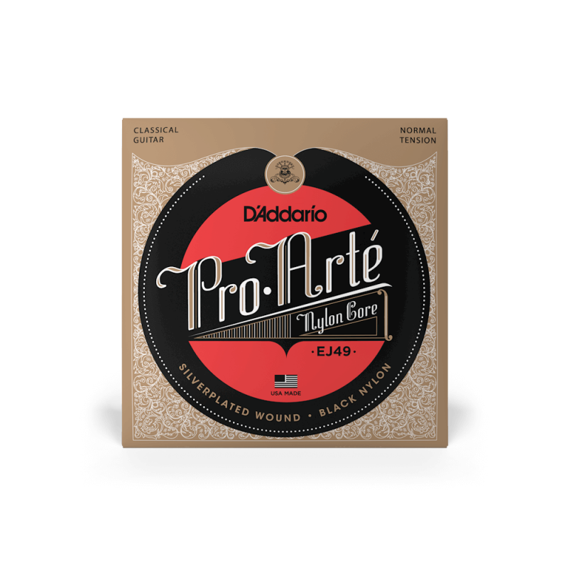 Набор струн D'ADDARIO EJ49 PRO-ARTE BLACK NYLON NORMAL TENSION